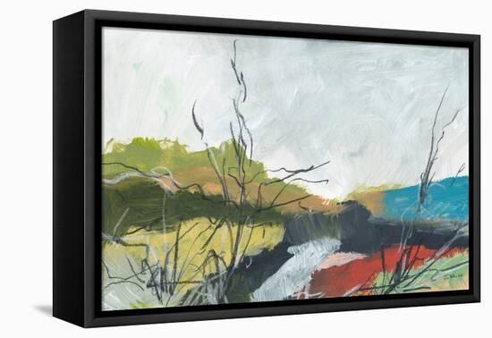 To The Sea No. 2-Jan Weiss-Framed Stretched Canvas