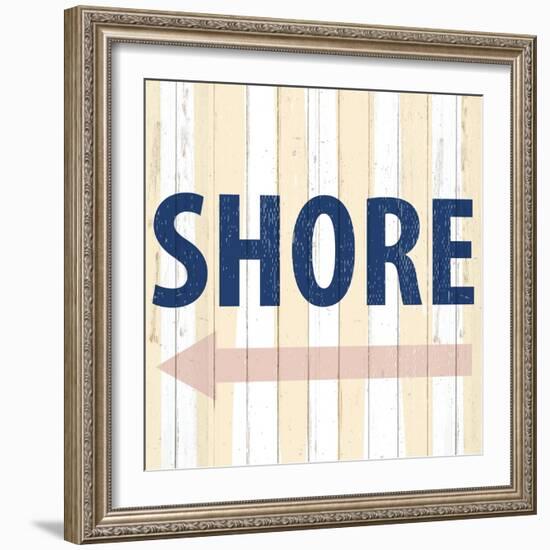 To the Shore-Kimberly Allen-Framed Art Print