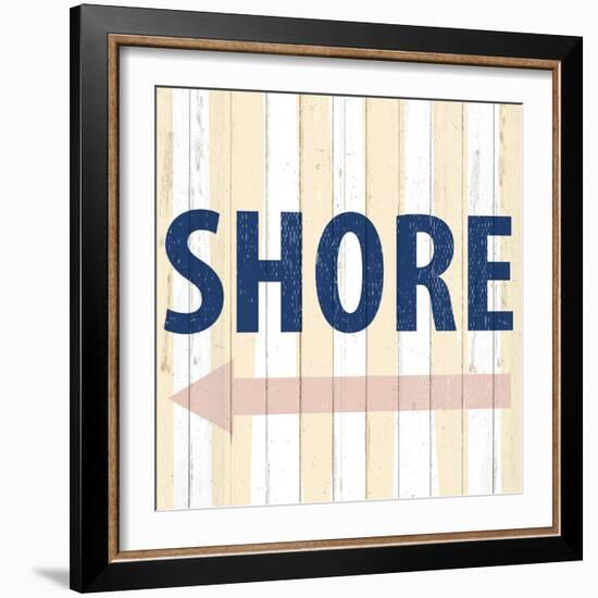 To the Shore-Kimberly Allen-Framed Art Print