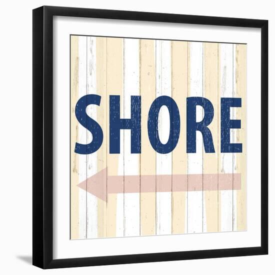 To the Shore-Kimberly Allen-Framed Art Print