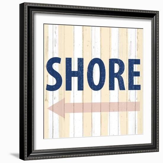 To the Shore-Kimberly Allen-Framed Art Print