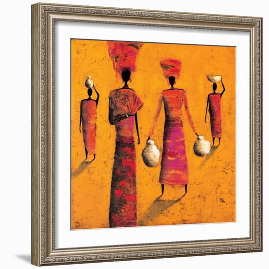 To the Village-Michel Rauscher-Framed Art Print