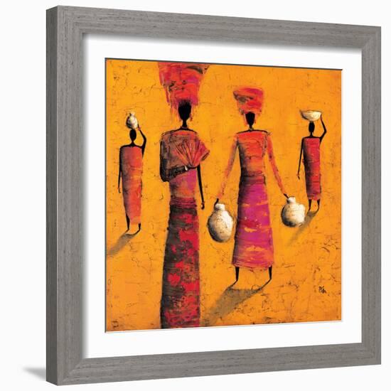 To the Village-Michel Rauscher-Framed Art Print