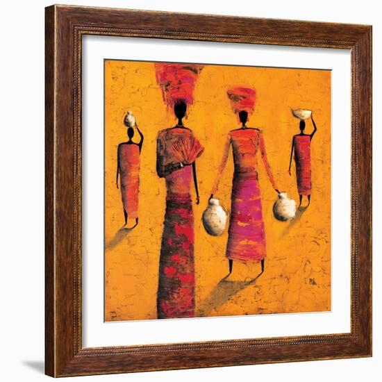 To the Village-Michel Rauscher-Framed Art Print