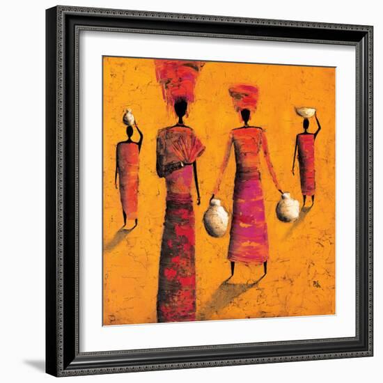 To the Village-Michel Rauscher-Framed Art Print