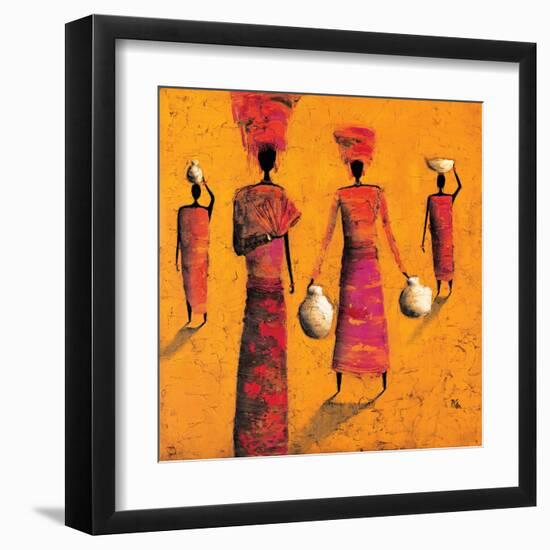 To the Village-Michel Rauscher-Framed Art Print