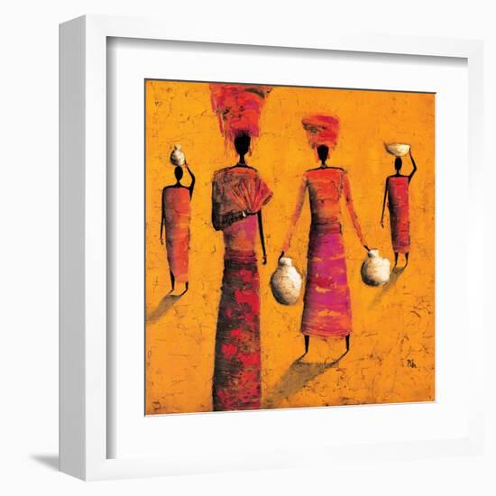 To the Village-Michel Rauscher-Framed Art Print