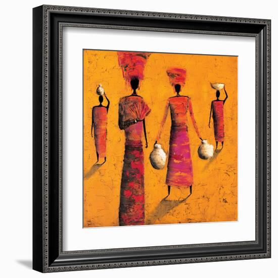 To the Village-Michel Rauscher-Framed Art Print