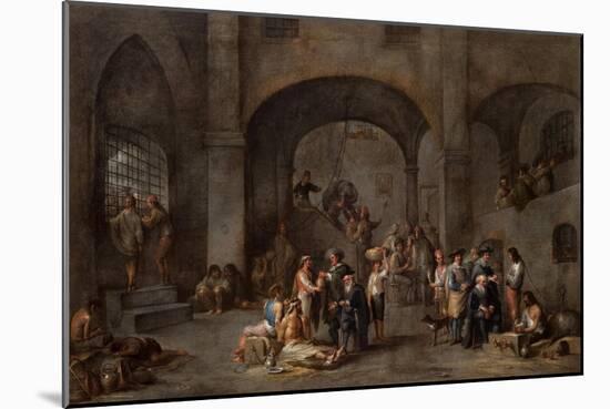 To Visit the Imprisoned, C. 1640-Cornelis De Wael-Mounted Giclee Print