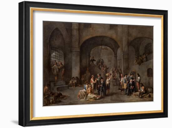 To Visit the Imprisoned, C. 1640-Cornelis De Wael-Framed Giclee Print