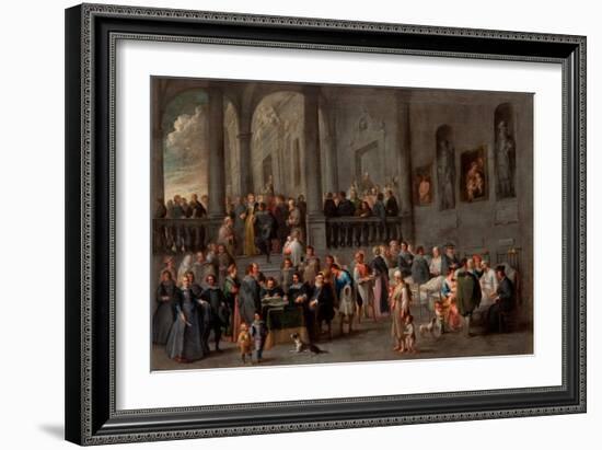 To Visit the Sick, C. 1640-Cornelis De Wael-Framed Giclee Print