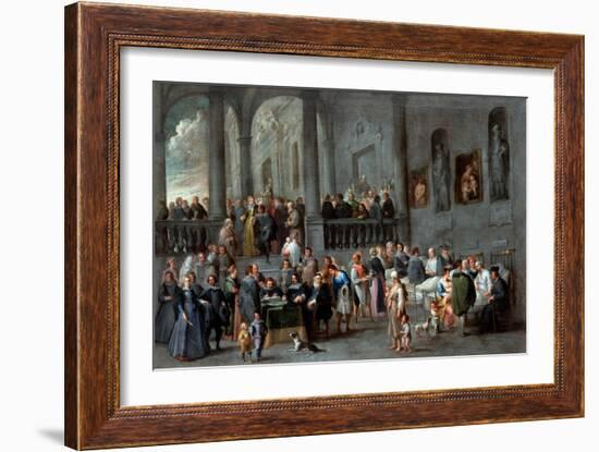 To Visit the Sick-Cornelis De Wael-Framed Giclee Print