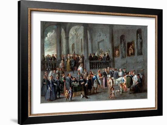 To Visit the Sick-Cornelis De Wael-Framed Giclee Print