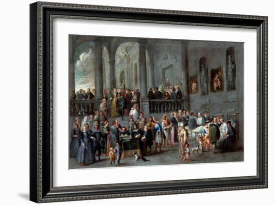 To Visit the Sick-Cornelis De Wael-Framed Giclee Print