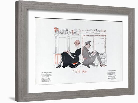 'To You', 1915-English School-Framed Giclee Print