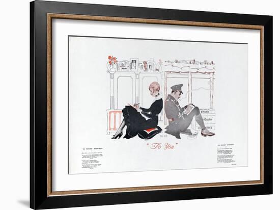 'To You', 1915-English School-Framed Giclee Print