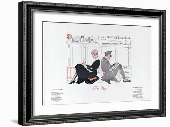 'To You', 1915-English School-Framed Giclee Print