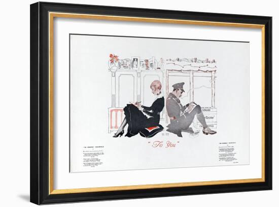 'To You', 1915-English School-Framed Giclee Print