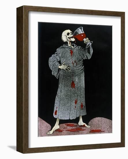 'To Your Health, Civilisation!', 1916-Louis Raemaekers-Framed Giclee Print