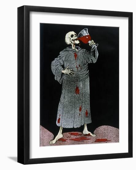 'To Your Health, Civilisation!', 1916-Louis Raemaekers-Framed Giclee Print