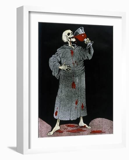 'To Your Health, Civilisation!', 1916-Louis Raemaekers-Framed Giclee Print