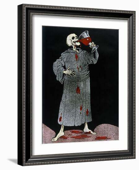 'To Your Health, Civilisation!', 1916-Louis Raemaekers-Framed Giclee Print