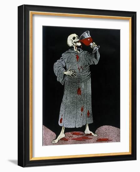 'To Your Health, Civilisation!', 1916-Louis Raemaekers-Framed Giclee Print