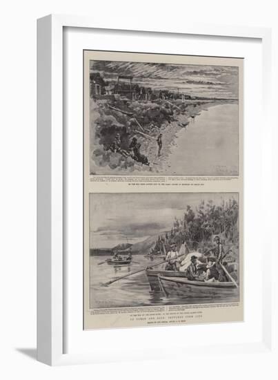 To Yukon and Back, Sketches from Life-Charles Edwin Fripp-Framed Giclee Print