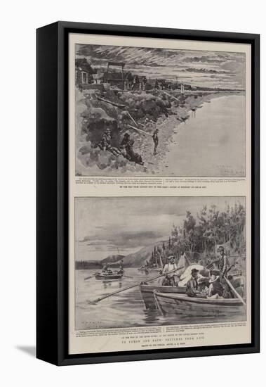 To Yukon and Back, Sketches from Life-Charles Edwin Fripp-Framed Premier Image Canvas