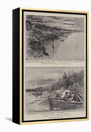 To Yukon and Back, Sketches from Life-Charles Edwin Fripp-Framed Premier Image Canvas