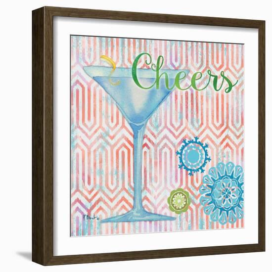 Toast Cocktails III-Paul Brent-Framed Art Print