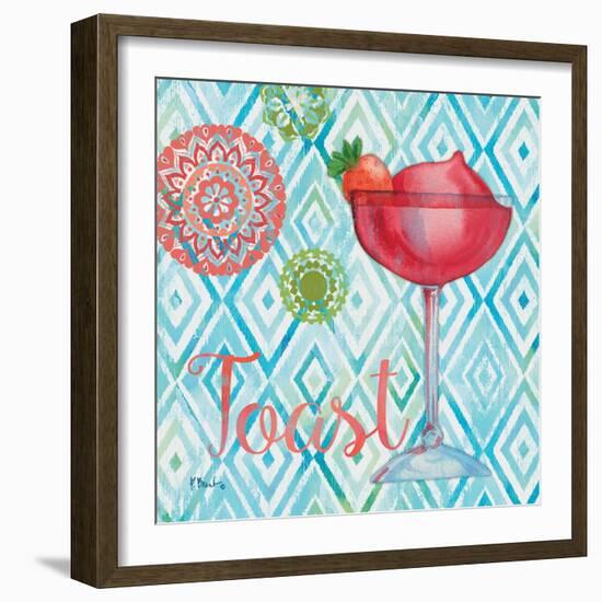 Toast Cocktails IV-Paul Brent-Framed Art Print