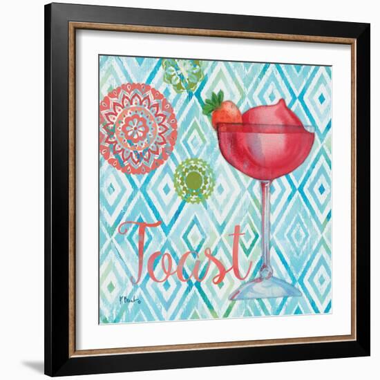 Toast Cocktails IV-Paul Brent-Framed Art Print