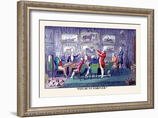 Toast to Fox Hunting-Henry Thomas Alken-Framed Art Print