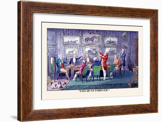 Toast to Fox Hunting-Henry Thomas Alken-Framed Art Print