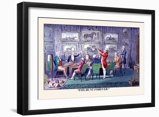 Toast to Fox Hunting-Henry Thomas Alken-Framed Art Print