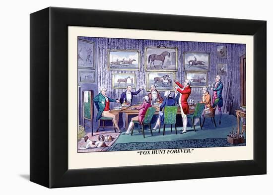 Toast to Fox Hunting-Henry Thomas Alken-Framed Stretched Canvas