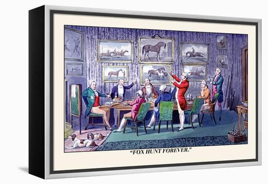 Toast to Fox Hunting-Henry Thomas Alken-Framed Stretched Canvas