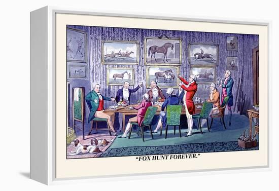 Toast to Fox Hunting-Henry Thomas Alken-Framed Stretched Canvas