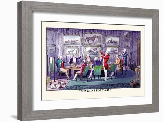 Toast to Fox Hunting-Henry Thomas Alken-Framed Art Print