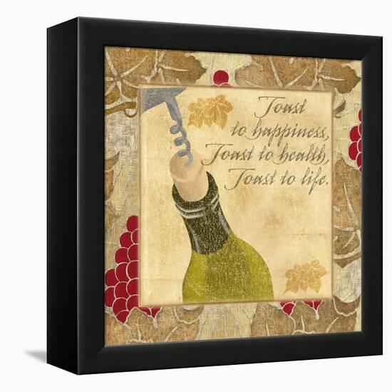 Toast to Happiness-Artique Studio-Framed Stretched Canvas