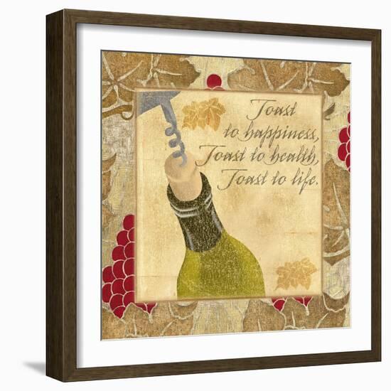 Toast to Happiness-Artique Studio-Framed Premium Giclee Print