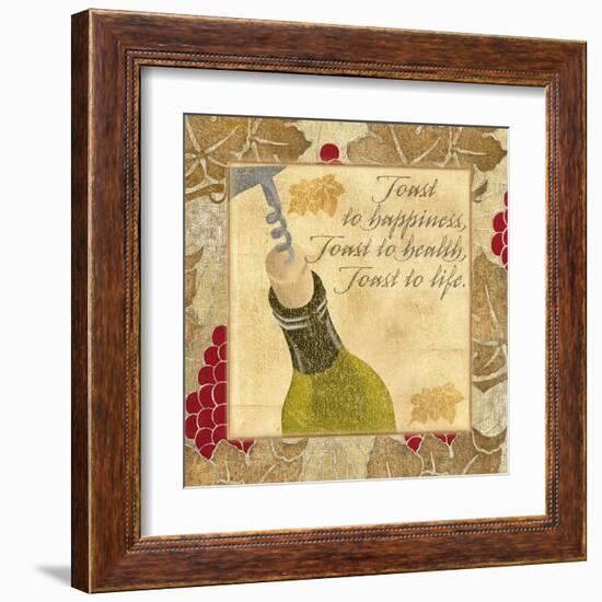 Toast to Happiness-Artique Studio-Framed Art Print