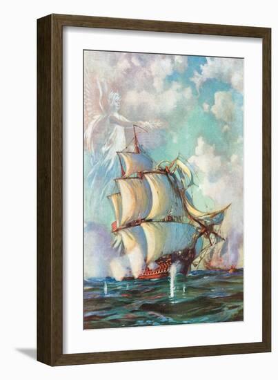 Toast to the Navy-null-Framed Art Print