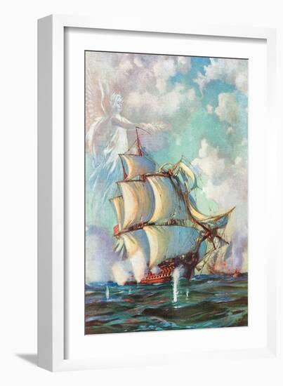 Toast to the Navy-null-Framed Art Print