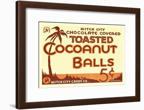 Toasted Cocoanut Balls-null-Framed Art Print