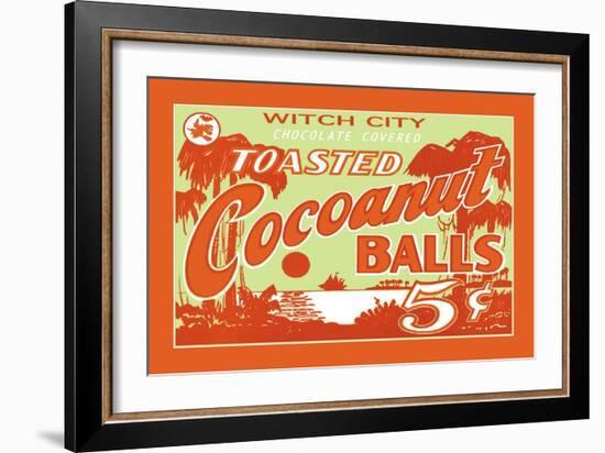 Toasted Cocoanut Balls-null-Framed Art Print