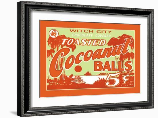 Toasted Cocoanut Balls-null-Framed Art Print