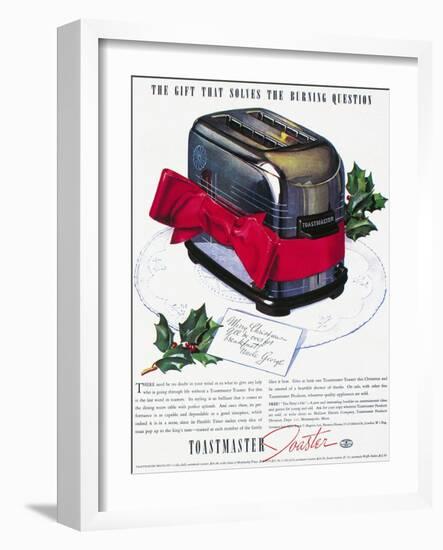 Toaster Ad, 1937-null-Framed Giclee Print