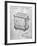 Toaster Patent Art-Cole Borders-Framed Art Print
